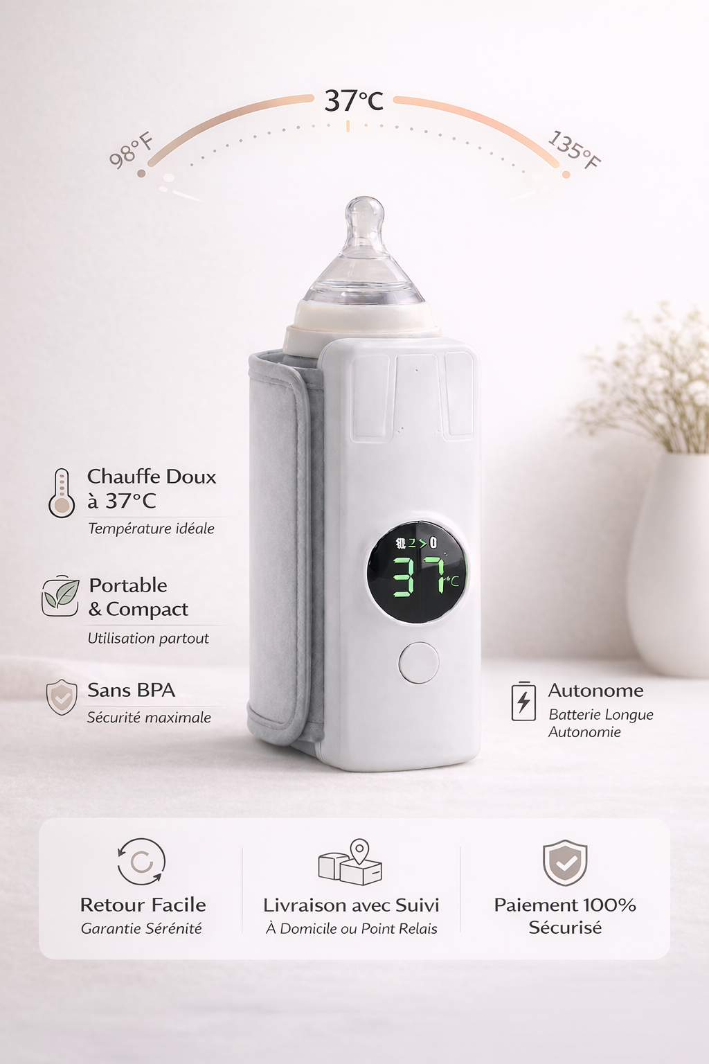 CHAUFFE BIBERON NOMADE